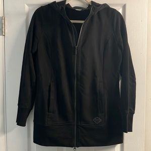 Harley Davidson Black Hoodie full zip